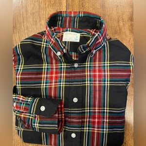 Crewcuts tartan plaid button down
